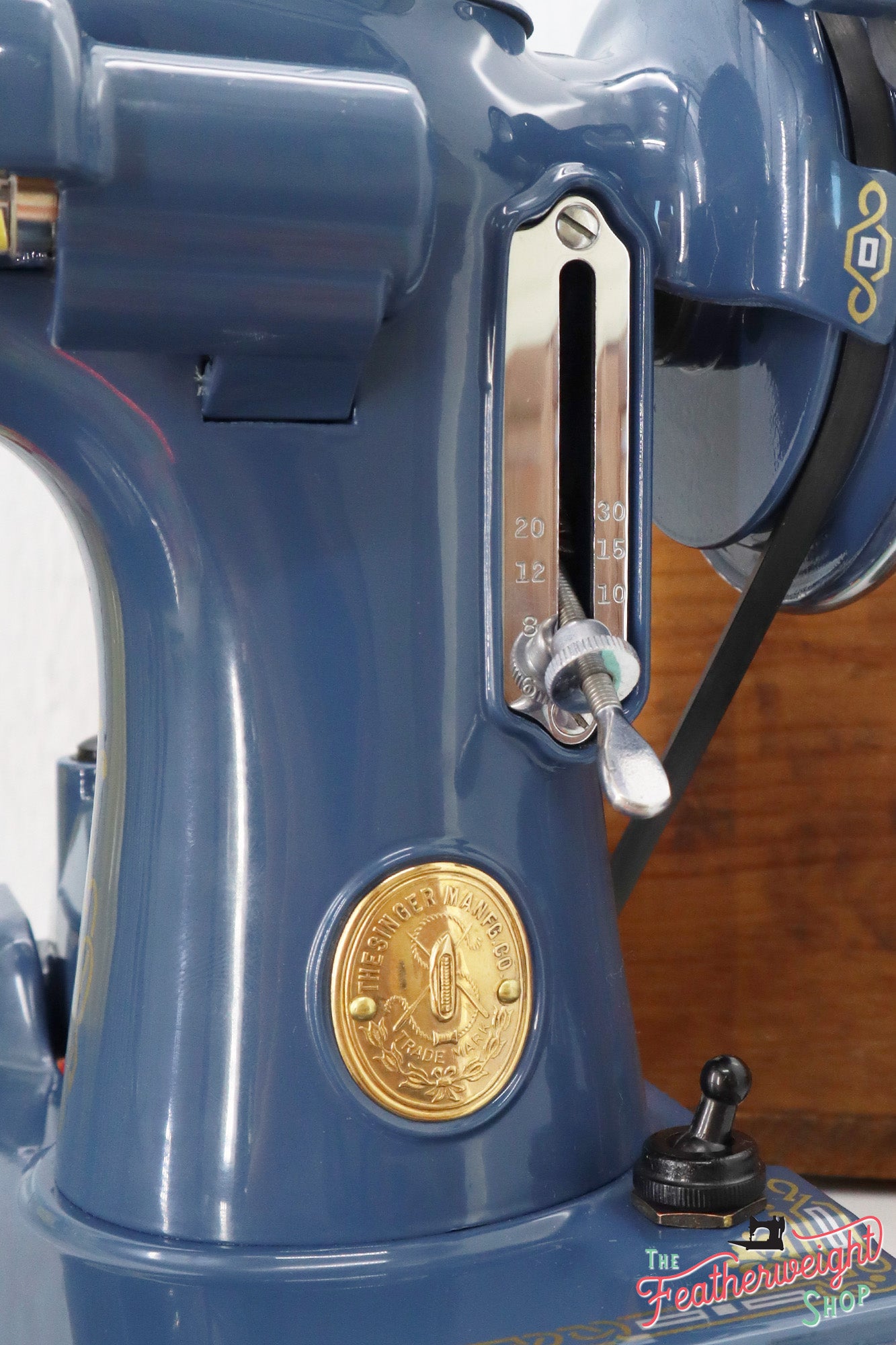 Singer Featherweight 221 Sewing Machine AD722*** - Fully Restored in Denim