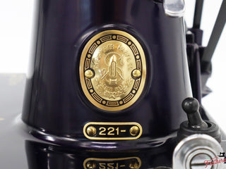 Load image into Gallery viewer, Singer Featherweight 221, AM180*** - Fully Restored in Black Iris