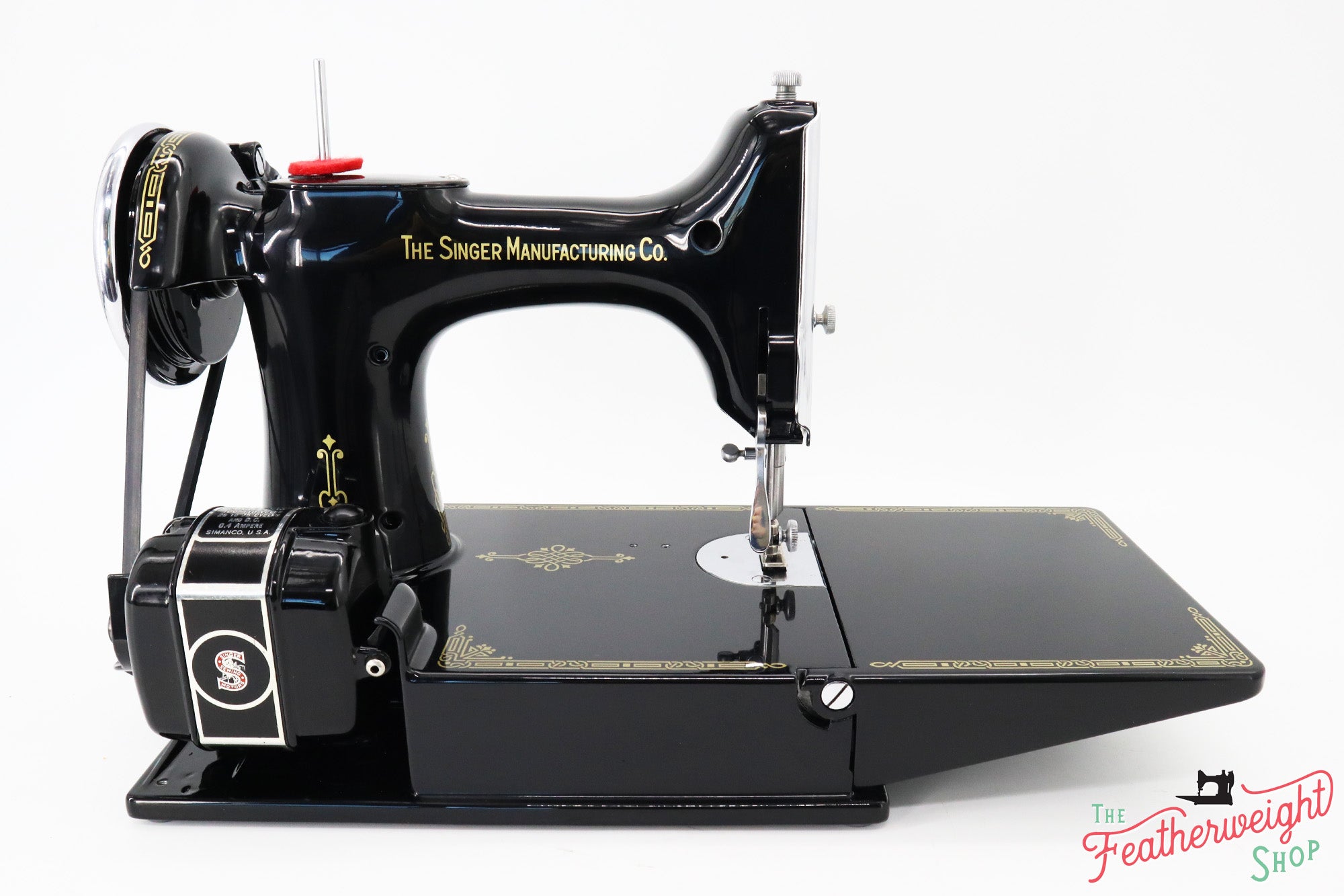 Singer Featherweight 221 Sewing machine, "First-Run" 1933 AD5430** - Fully Restored in Gloss Black