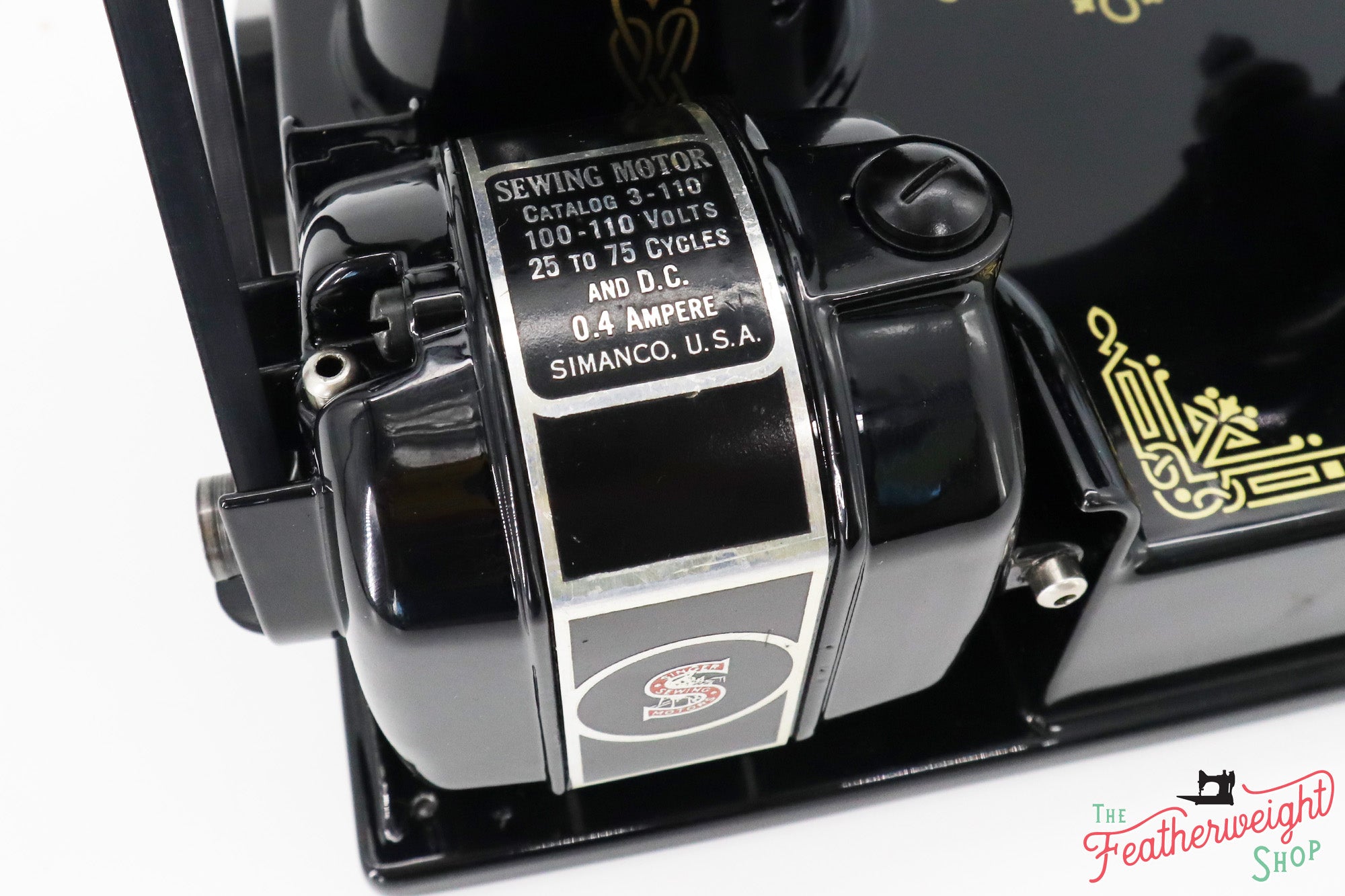 Singer Featherweight 221 Sewing machine, "First-Run" 1933 AD5430** - Fully Restored in Gloss Black