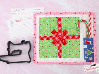 Load image into Gallery viewer, KIT, Vintage Christmas Merry Mug Mat PRESENT (Pattern Book Optional)