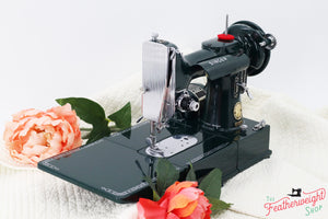 Singer Featherweight 222K Sewing Machine EM6036** - Fully Restored in Evergreen