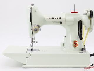 Load image into Gallery viewer, Singer Featherweight 221 Sewing Machine, WHITE - EV886***