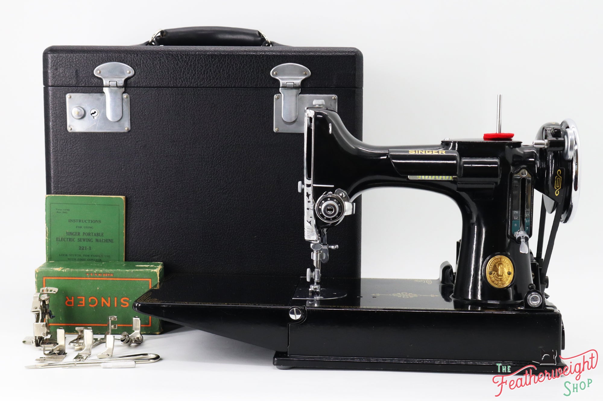 Singer Featherweight 221 Sewing Machine, AE545*** - 1937