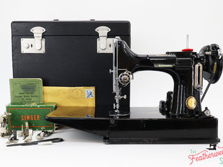 Load image into Gallery viewer, Singer Featherweight 221K Sewing Machine, Centennial! EF7077**