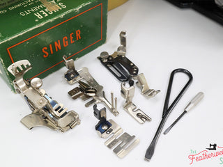 Load image into Gallery viewer, Singer Featherweight 221K Sewing Machine, Centennial! EF7077**