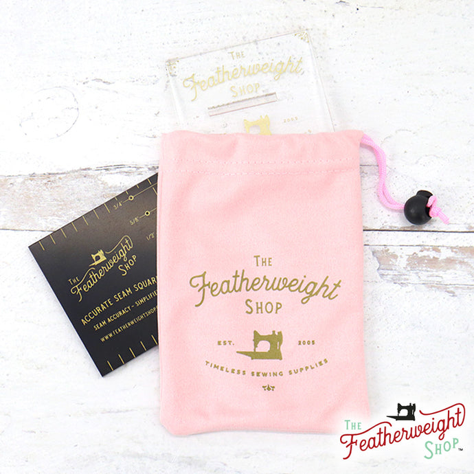 COMPLETE SET: Featherweight Accurate Seam Guide, Square, and Pocket Bag (Clear)