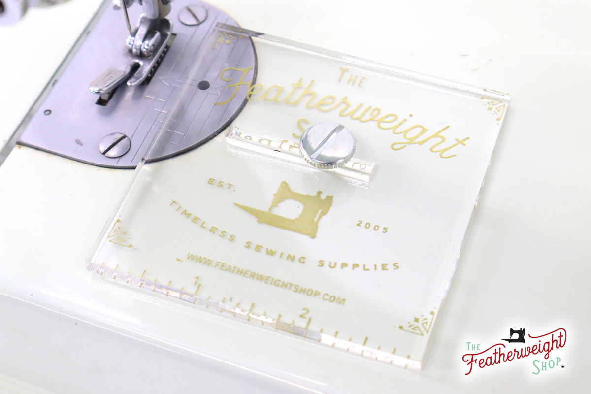 COMPLETE SET: Featherweight Seam Guide, Square, and Bag