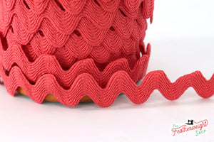 3/8" Inch JAZZBERRY JAM VINTAGE TRIM RIC RAC by Lori Holt (by the yard)
