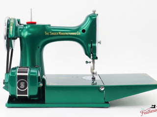 Load image into Gallery viewer, Singer Featherweight 221, AE055*** - Fully Restored in Emerald Green