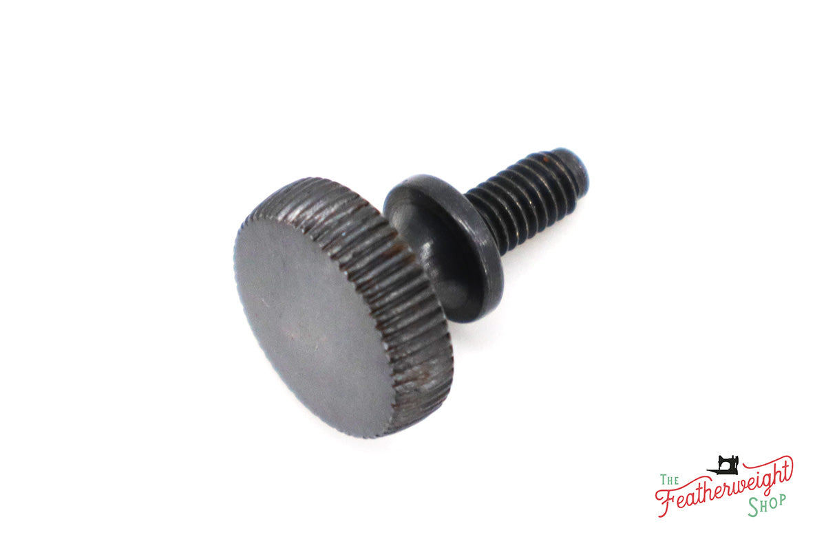 Screw, Singer Featherweight Presser Foot Thumb Screw BLACK (Vintage Original)