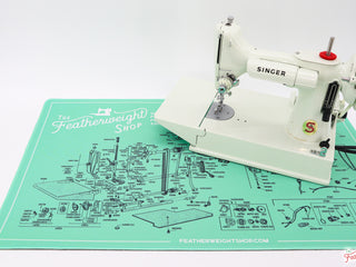 Load image into Gallery viewer, Servicing Mat for White Singer Featherweight 221