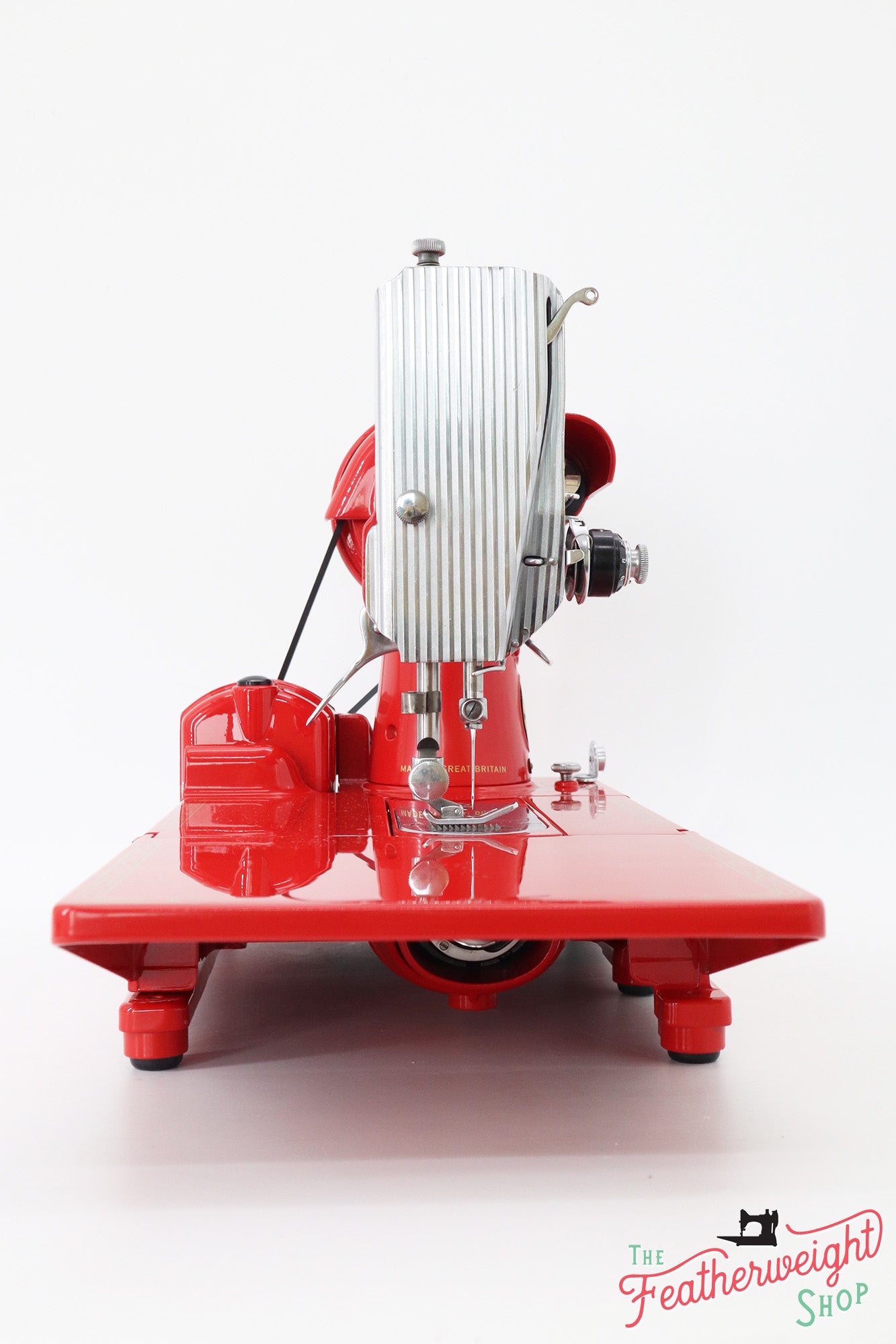 Singer Featherweight 222K Sewing Machine EM6022** - Fully Restored in Happy Red