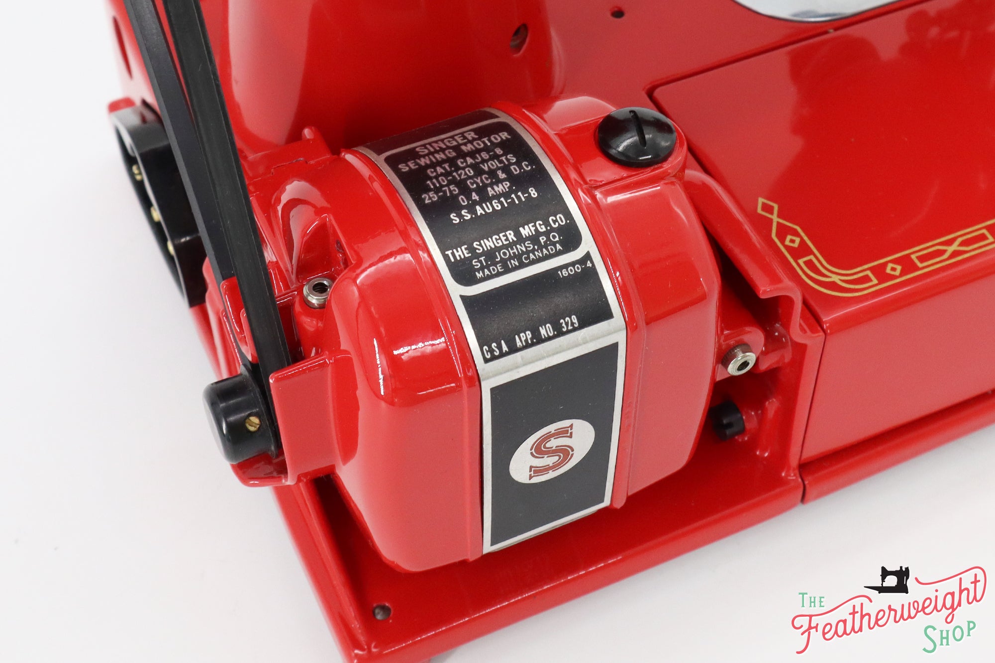 Singer Featherweight 222K Sewing Machine EM6022** - Fully Restored in Happy Red