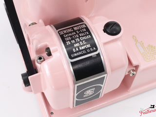 Load image into Gallery viewer, Singer Featherweight 221, AE990*** - Fully Restored in Pink Frosting