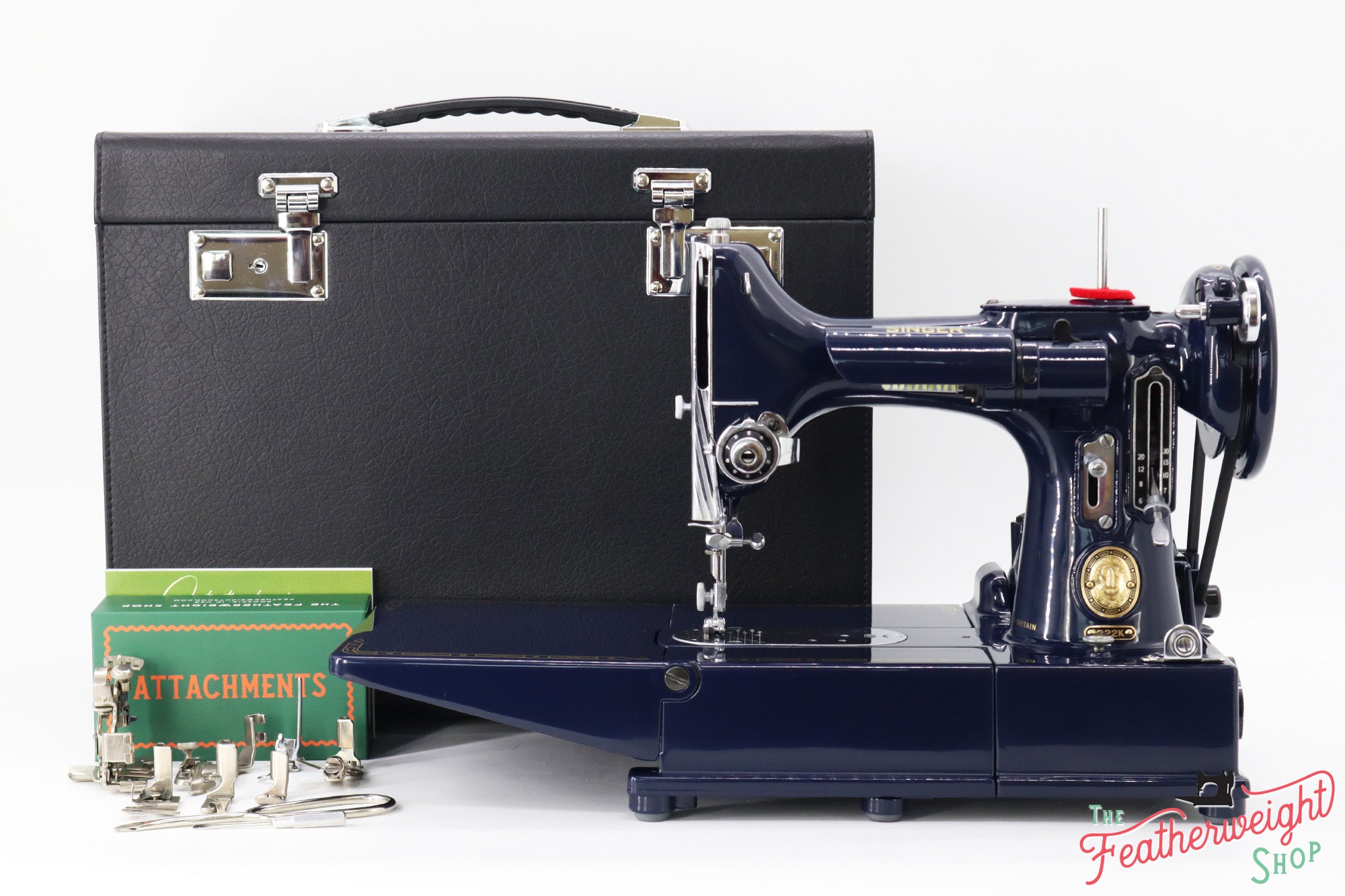 Singer Featherweight 222K Sewing Machine, EJ2680** - Fully Restored in Navy