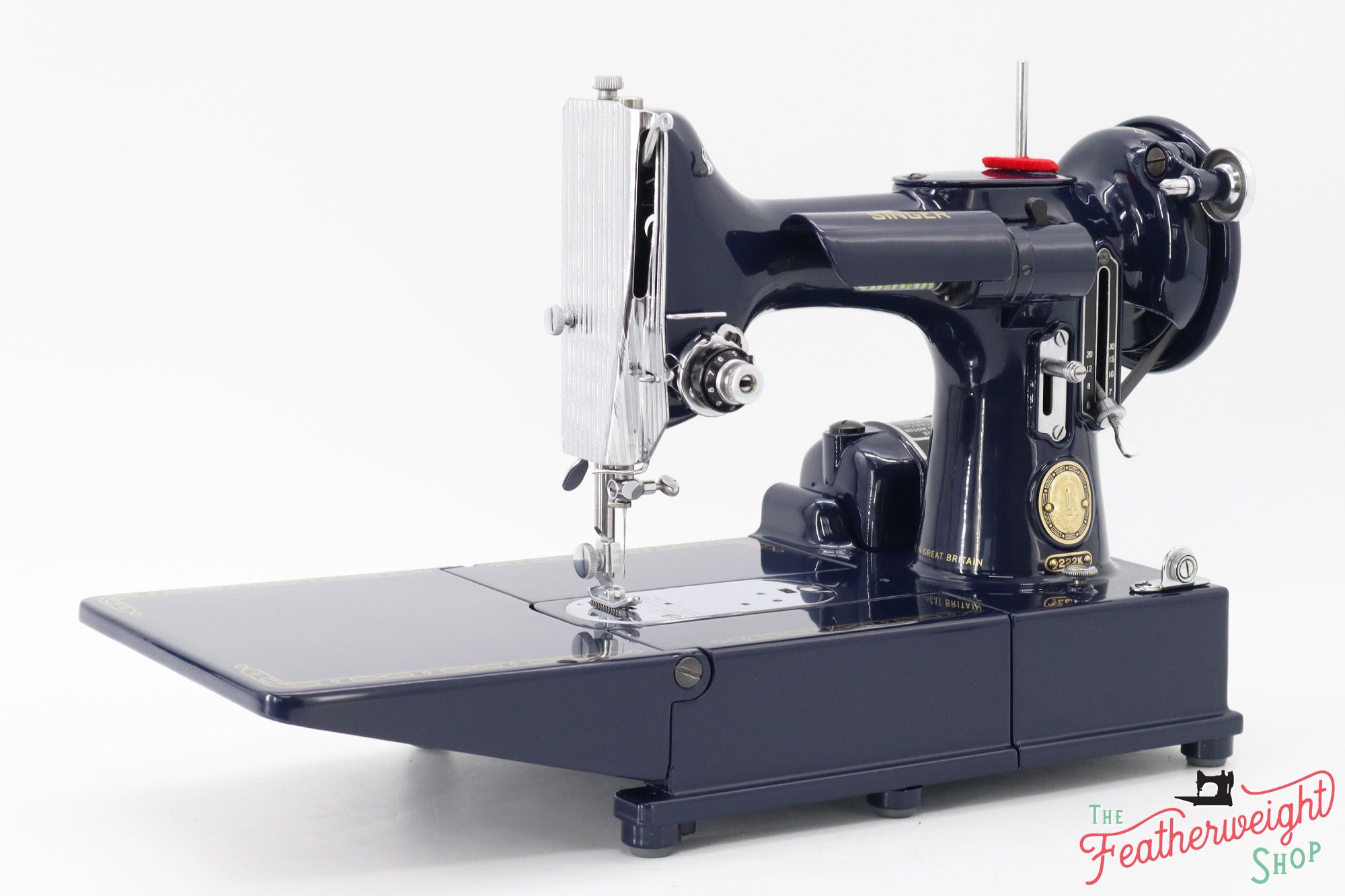 Singer Featherweight 222K Sewing Machine, EJ2680** - Fully Restored in Navy