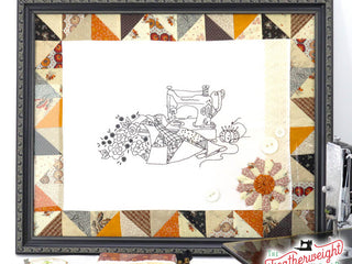 Load image into Gallery viewer, KIT, Vintage Autumn Featherweight Embroidery + Pattern