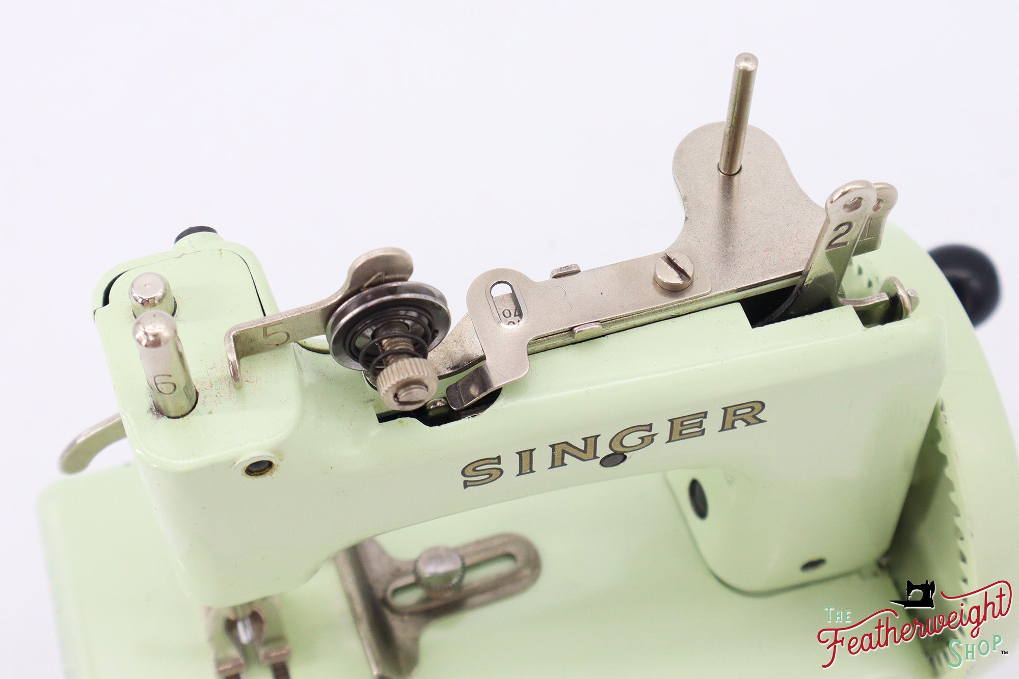 Singer Sewhandy Model 20 - Mellow Mint - RARE, Complete Set