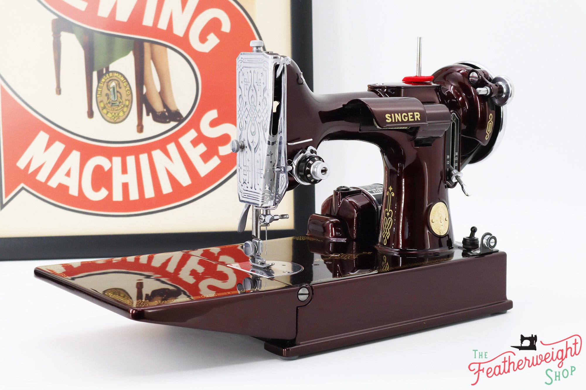 Singer Featherweight 221 AF584*** - Fully Restored in Brandywine