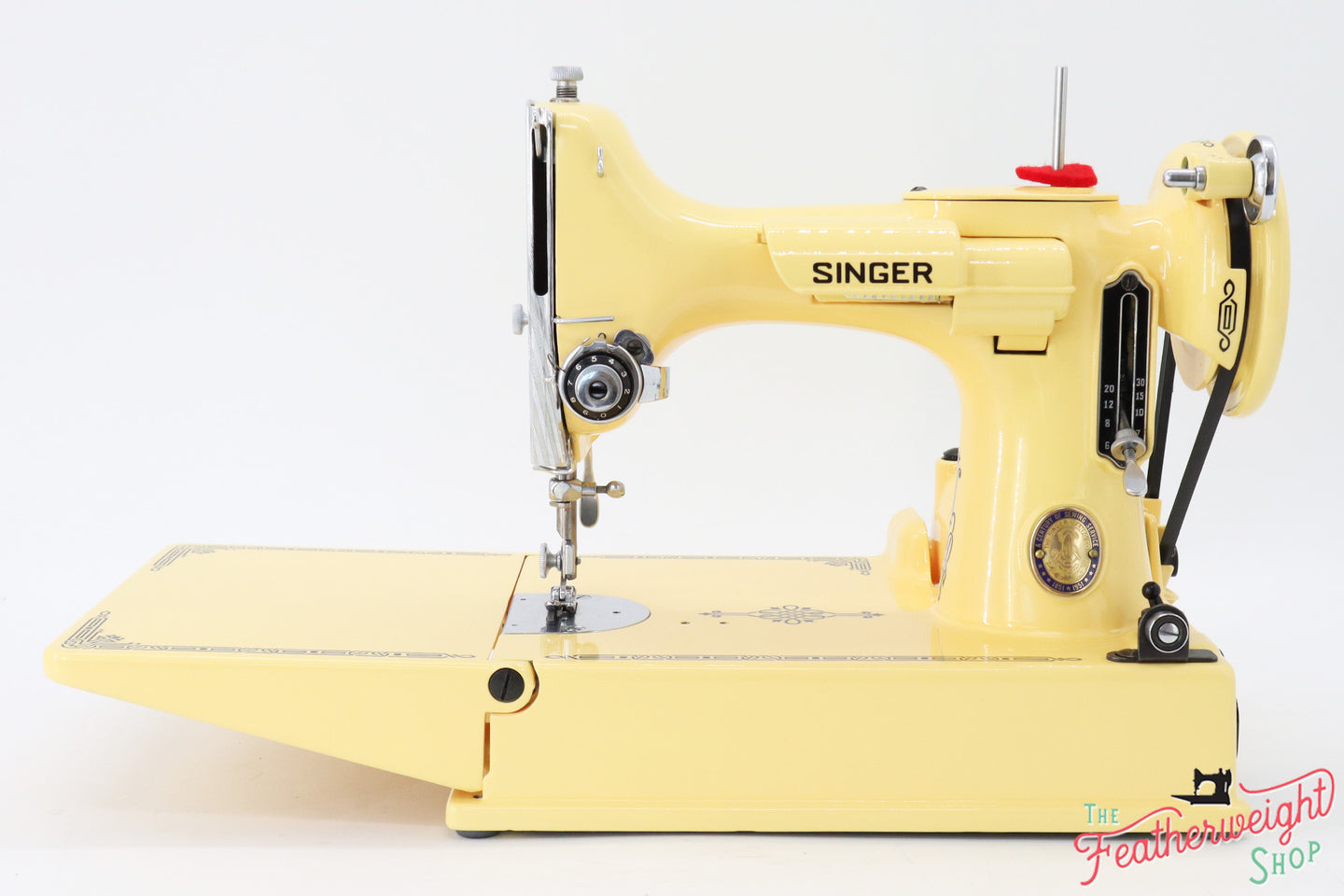 Singer Featherweight 221 Centennial, AJ648*** - Fully Restored in Happy Yellow