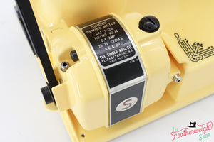 Singer Featherweight 221 Centennial, AJ648*** - Fully Restored in Happy Yellow