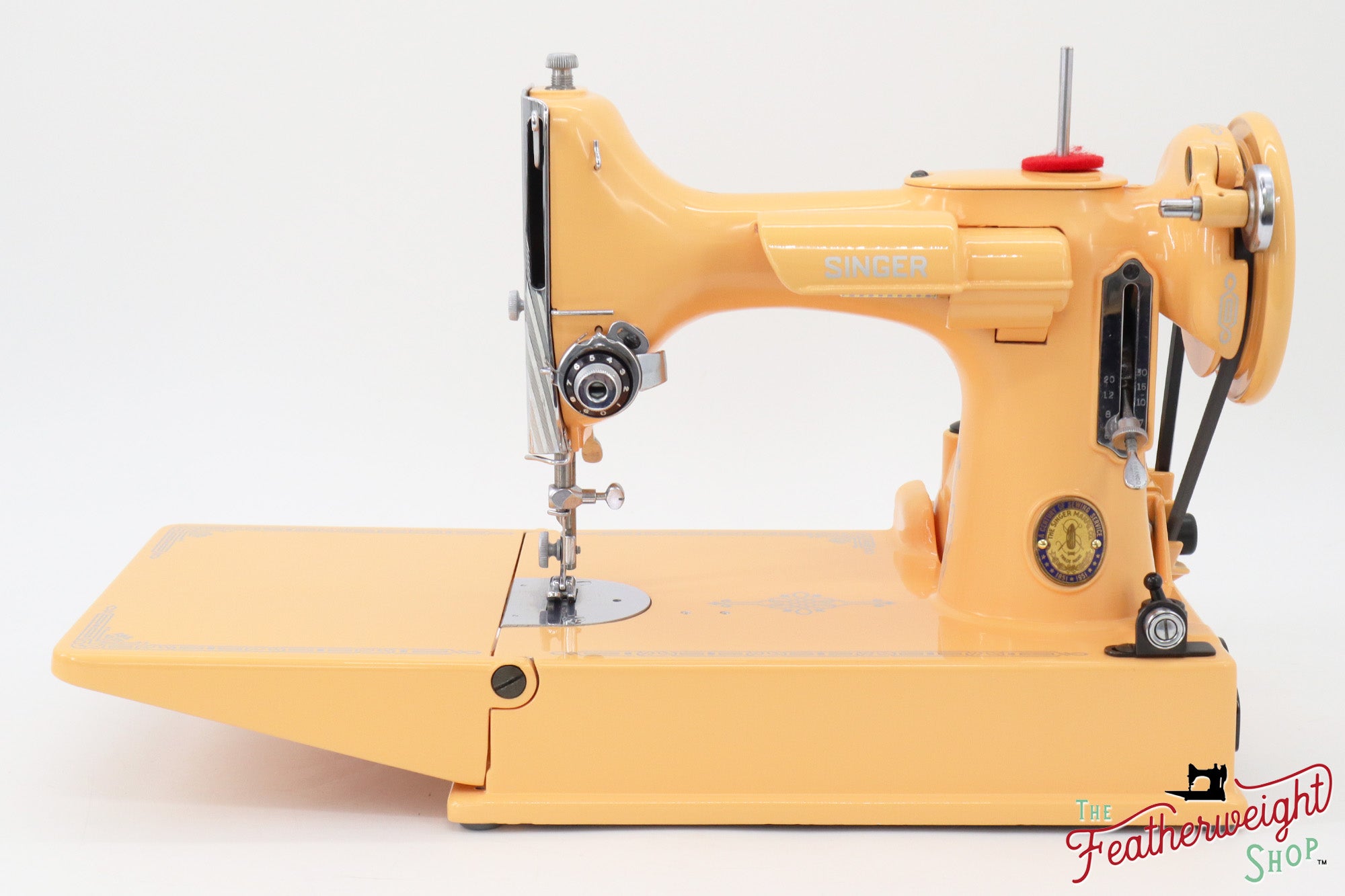 Singer Featherweight 221K, Centennial - EF566*** - Fully Restored in Delightful Apricot