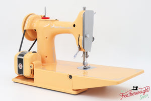 Singer Featherweight 221K, Centennial - EF566*** - Fully Restored in Delightful Apricot