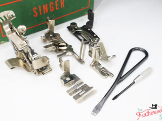 Load image into Gallery viewer, Singer Featherweight 221 Sewing Machine, Centennial: AJ629***