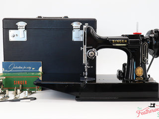 Load image into Gallery viewer, Singer Featherweight 221 Sewing Machine, AM688***