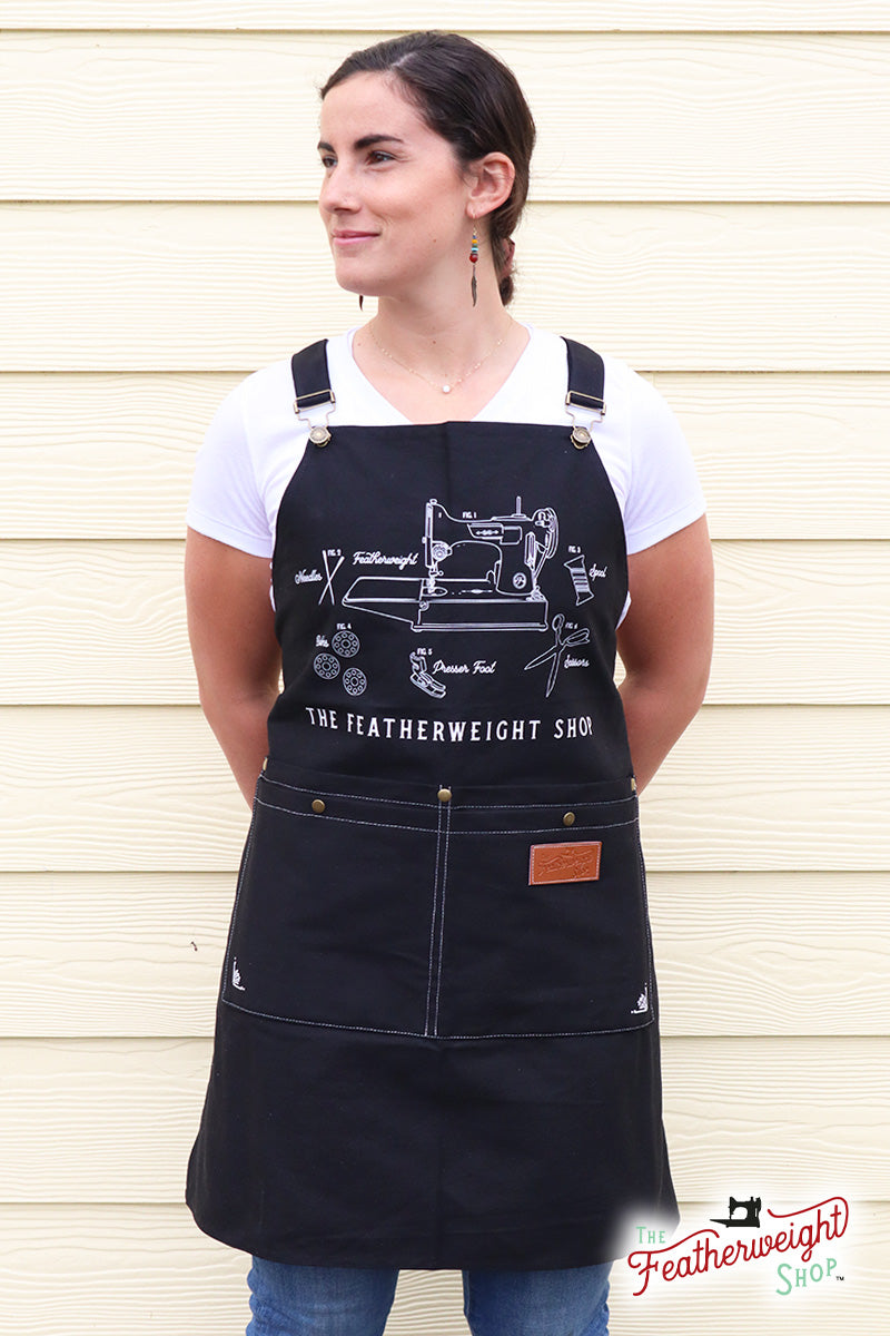 Apron, CANVAS Singer Featherweight 221 & Notions