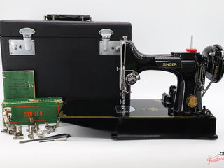 Load image into Gallery viewer, Singer Featherweight 221 Sewing Machine, Centennial: AK075***