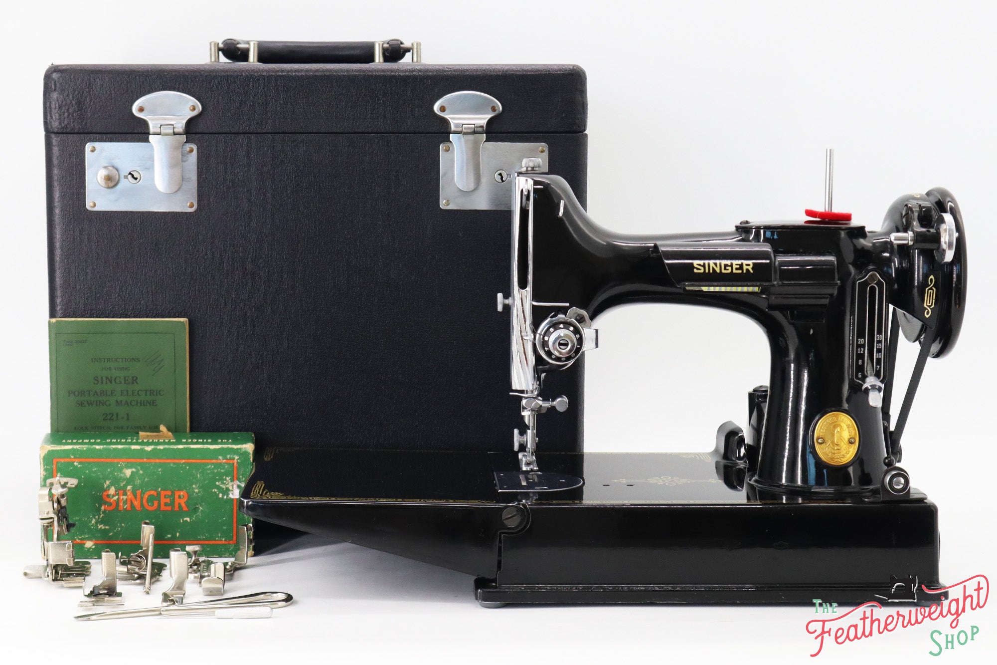 Singer Featherweight 221 Sewing Machine, AJ116*** - 1949