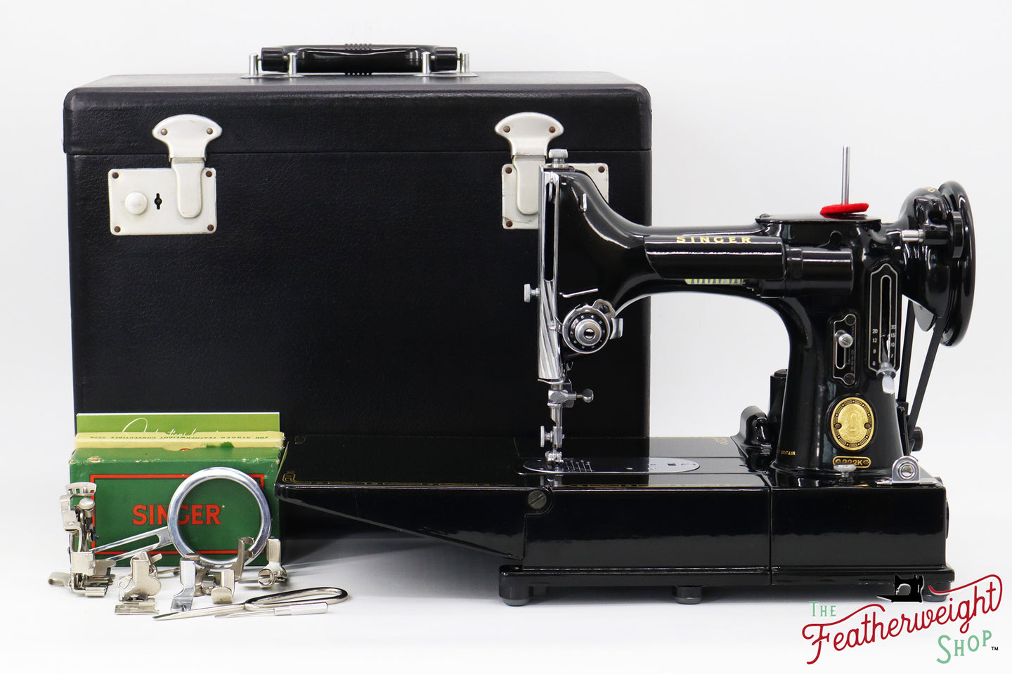 Singer Featherweight 222K Sewing Machine - EM2380**, 1957