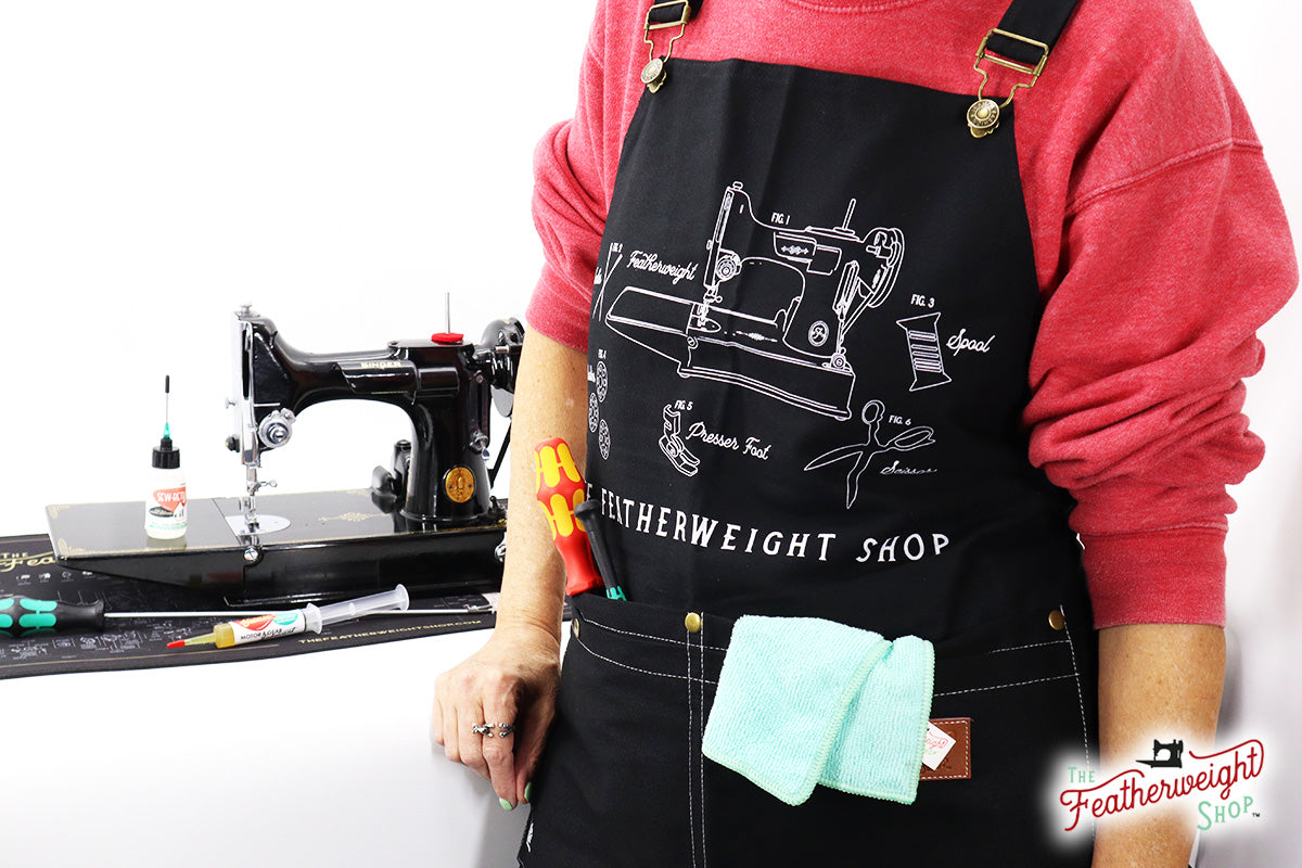 Apron, CANVAS Singer Featherweight 221 & Notions