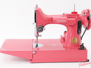 Load image into Gallery viewer, Singer Featherweight 221 Sewing Machine AJ117*** - Fully Restored in Happy Pink Grapefruit