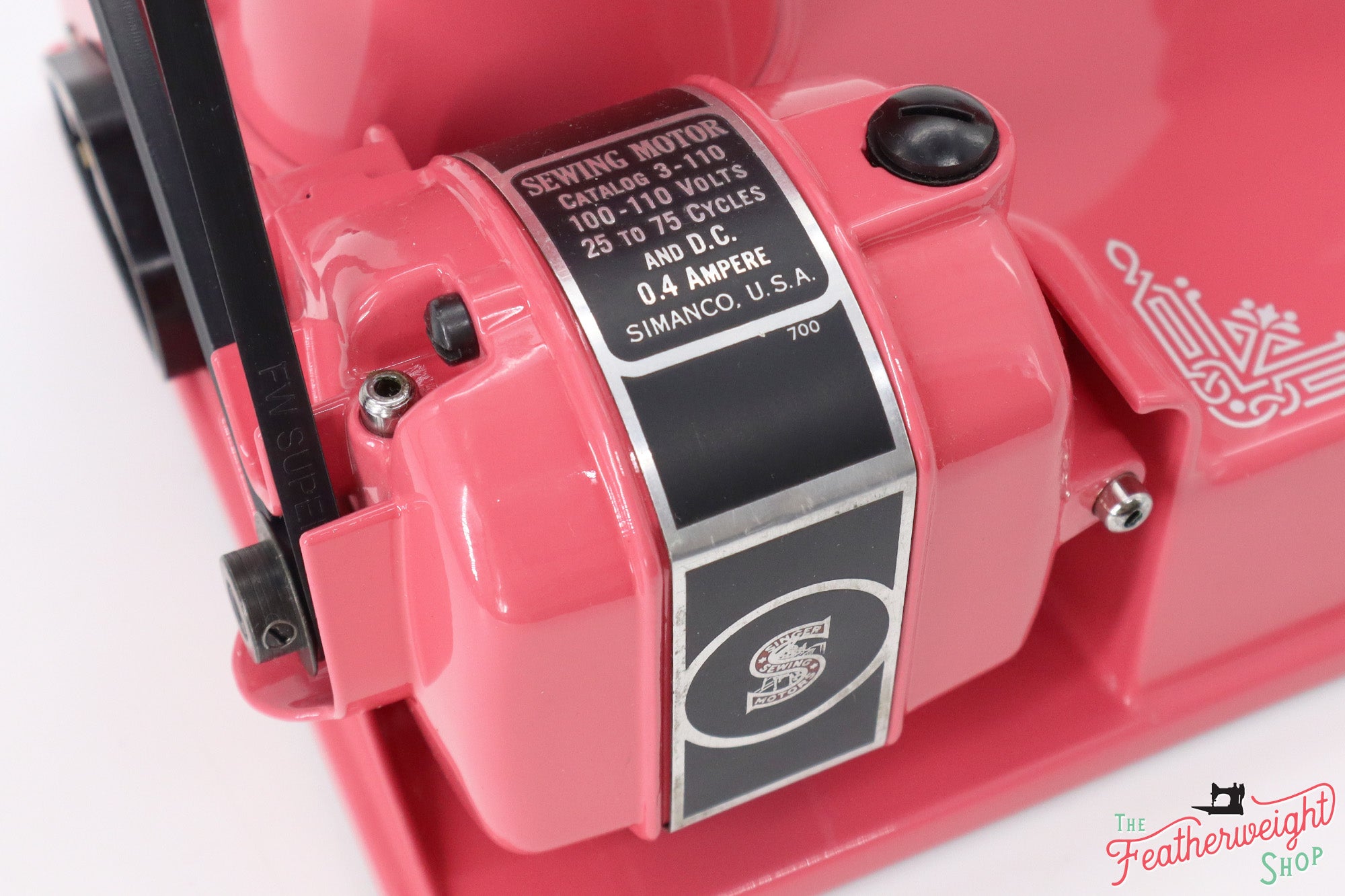 Singer Featherweight 221 Sewing Machine AJ117*** - Fully Restored in Happy Pink Grapefruit