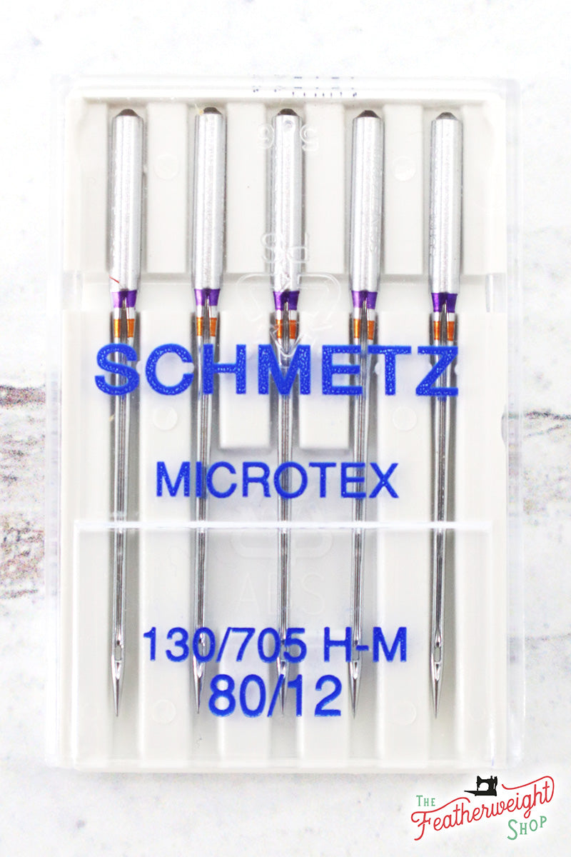 Schmetz Sewing Needles Chrome Sharp MICROTEX, 5pk – The