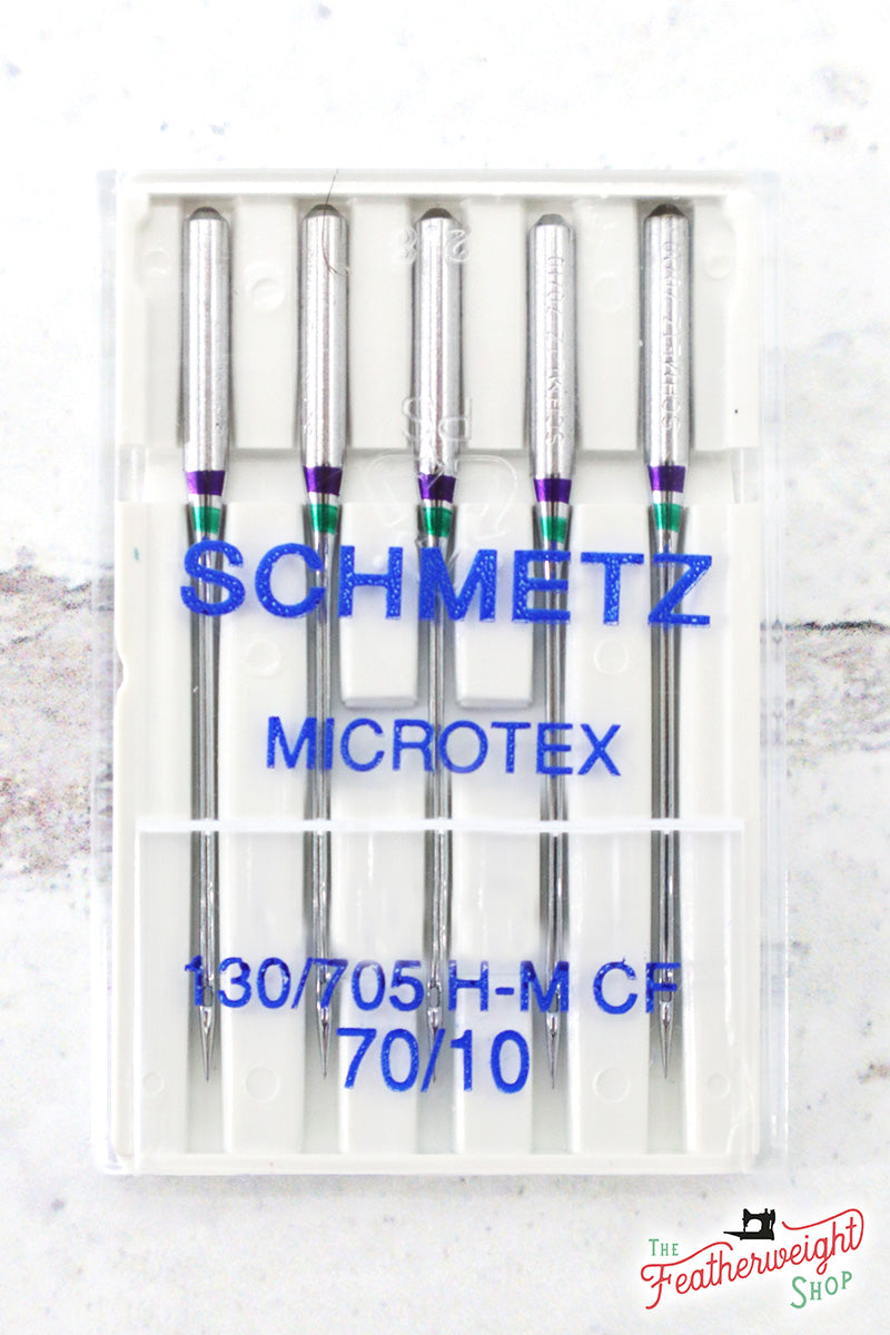 Schmetz Sewing Needles Chrome Sharp MICROTEX, 5pk