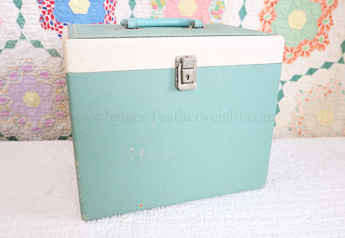 White Featherweight Case, (Vintage Original)