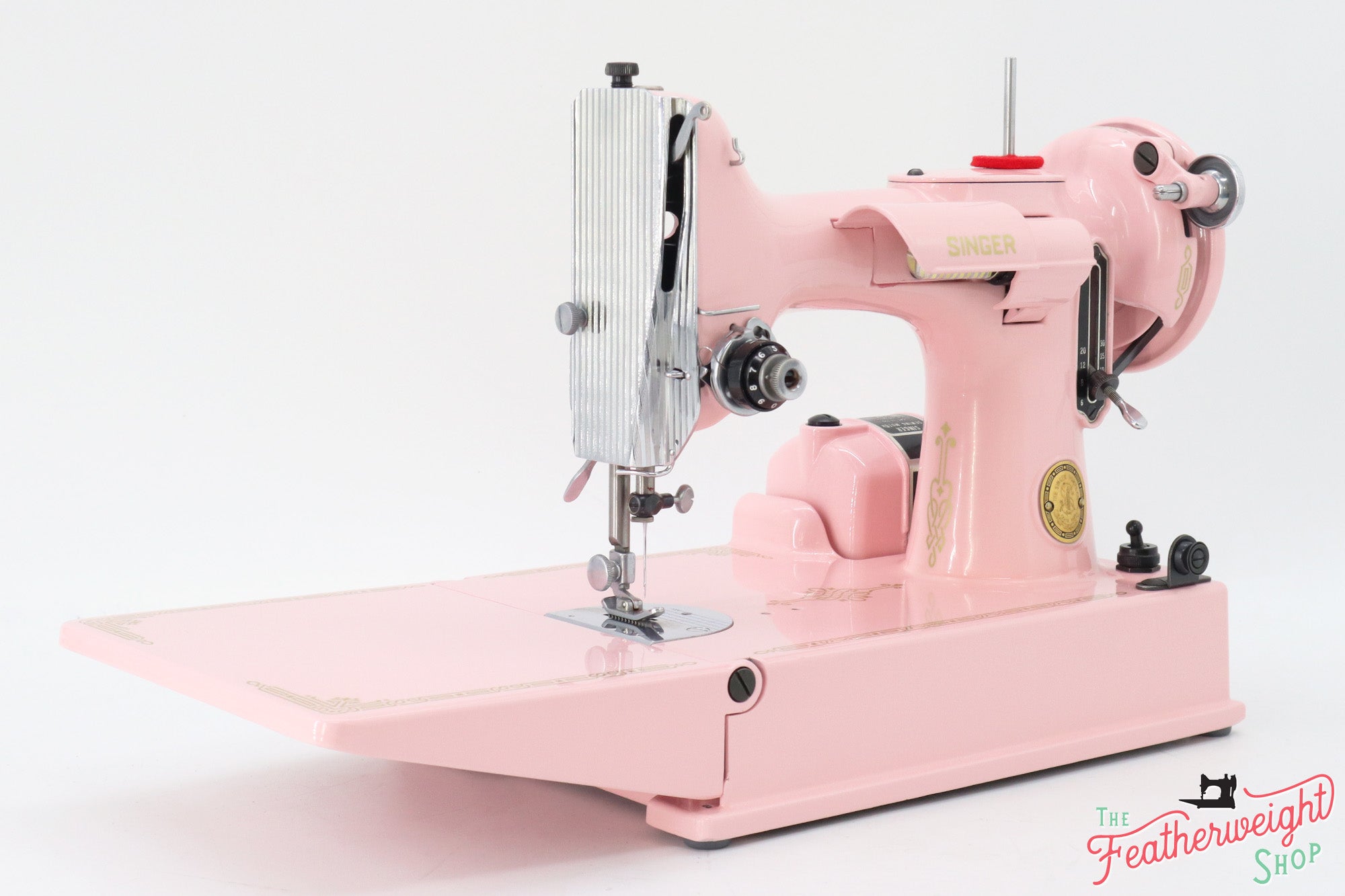 Singer Featherweight 221, AL177*** - Fully Restored in Poodle Skirt Pink