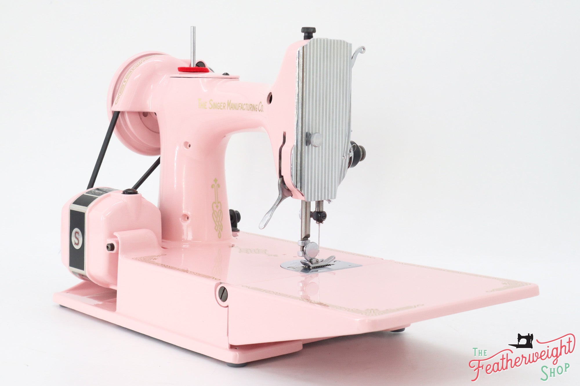 Singer Featherweight 221, AL177*** - Fully Restored in Poodle Skirt Pink