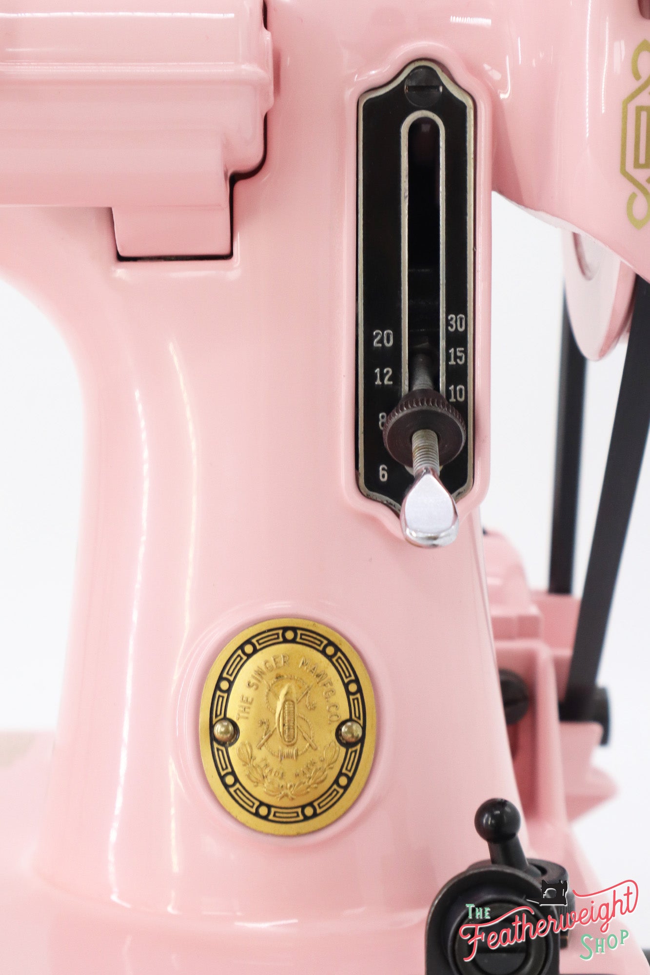 Singer Featherweight 221, AL177*** - Fully Restored in Poodle Skirt Pink