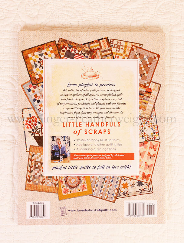 PATTERN BOOK - Little Handfuls of Scraps by Edyta Sitar for Laundry Basket Quilts