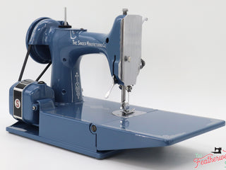 Load image into Gallery viewer, Singer Featherweight 221 Sewing Machine AJ786*** - Fully Restored in Denim