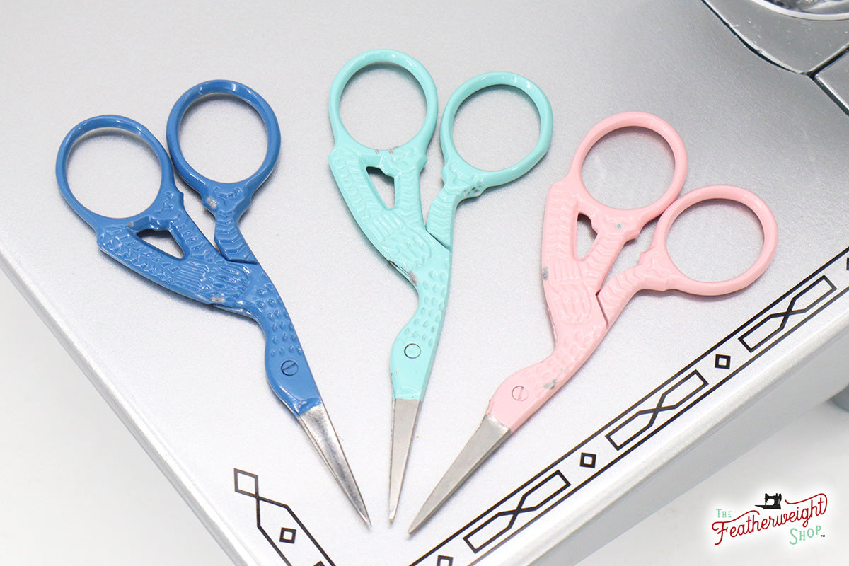 Scissors, Lori Holt Sewing Embroidery Scissors- STORK (2nds) – The Singer  Featherweight Shop