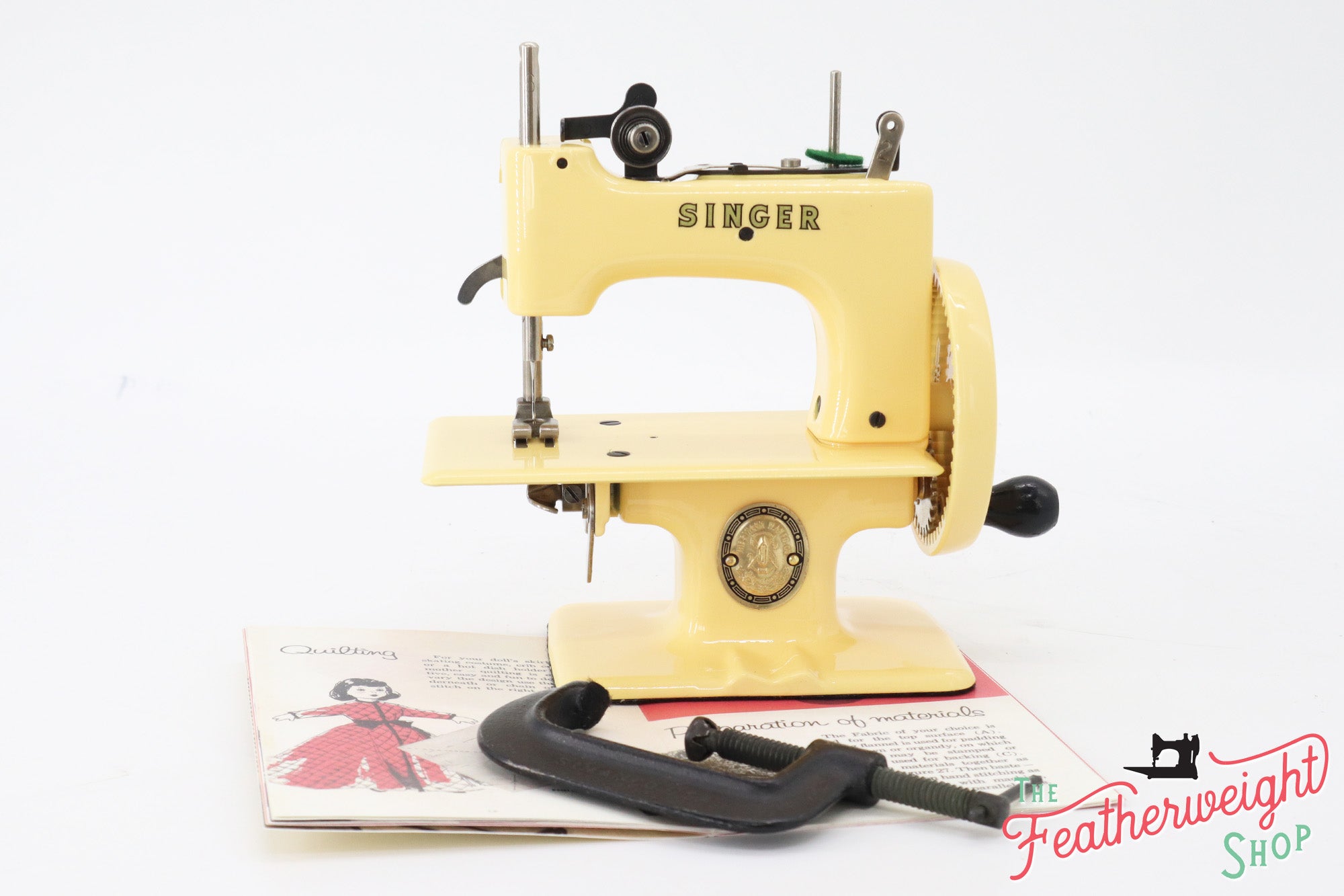 Singer Sewhandy Model 20 - Fully Restored in Happy Yellow