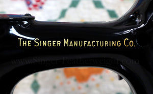 Singer Featherweight 222K Sewing Machine, RED "S" EP5428**