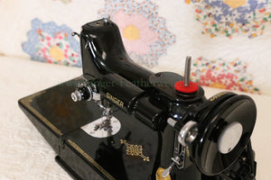 Singer Featherweight 221 Sewing Machine, AJ198***