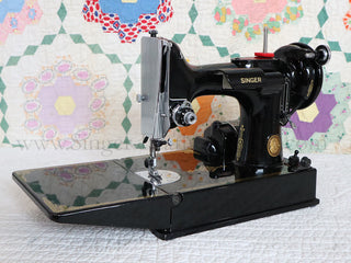 Load image into Gallery viewer, Singer Featherweight 221 Sewing Machine, AL196*** - Original Provenance!!!